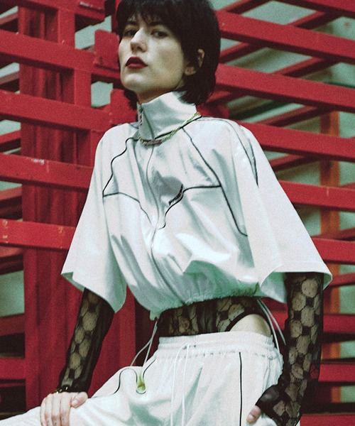 PRANK PROJECT（プランクプロジェクト）の「バイカラークロップドZIP