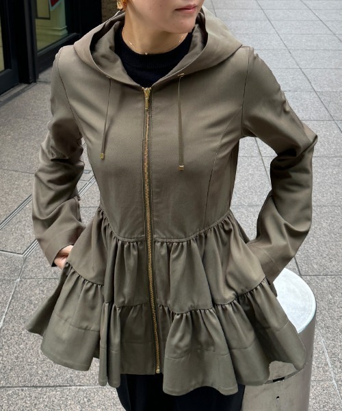 立体ティアードブルゾン（ブルゾン）｜JENNE（ジェンヌ）の