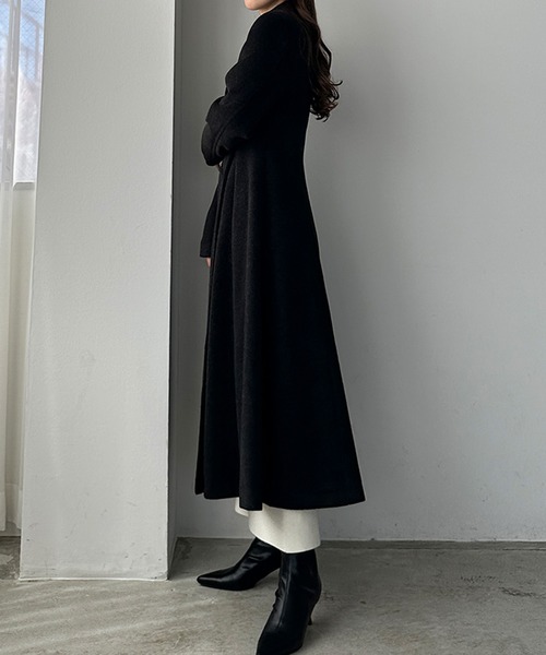 セール】ウエストシェイプフレアチェスターコート（チェスターコート