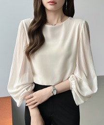 オフィス ボリューム袖 ボリューム袖」に該当するレディースのシャツ