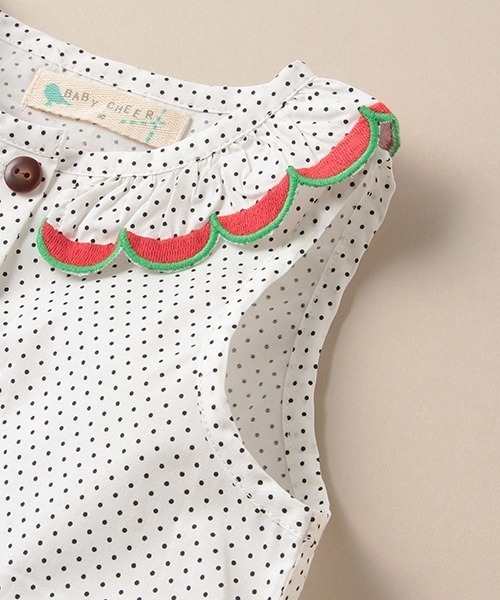 baby cheer（ベイビーチアー）の「スイカワンピース（ワンピース
