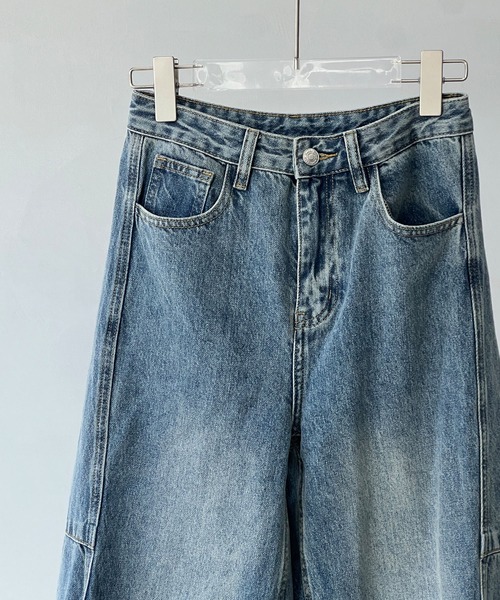 ラインカーブ立体コクーンデニム chw24s055-ファッション通販サイト