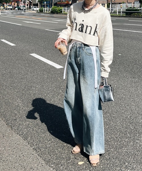 ラインカーブ立体コクーンデニム chw24s055-ファッション通販サイト