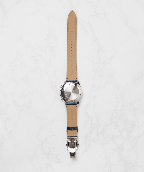 60】【ITN】【SEIKO】 クオーツ クロノグラフ レザーベルト【海外