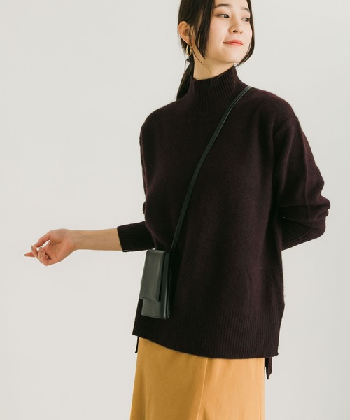 アーバンリサーチ☆ YAKヤク100ハイネックチュニックニット アーバン