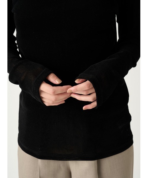 FRAY I.D（フレイアイディー）の「フロッキープリント2wayトップス（T