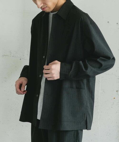セール】ウールライクシャツジャケット（その他アウター）｜URBAN