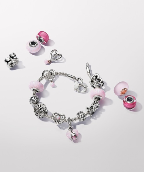 Pandora Moments スタッディド チェーン ブレスレット（ブレスレット