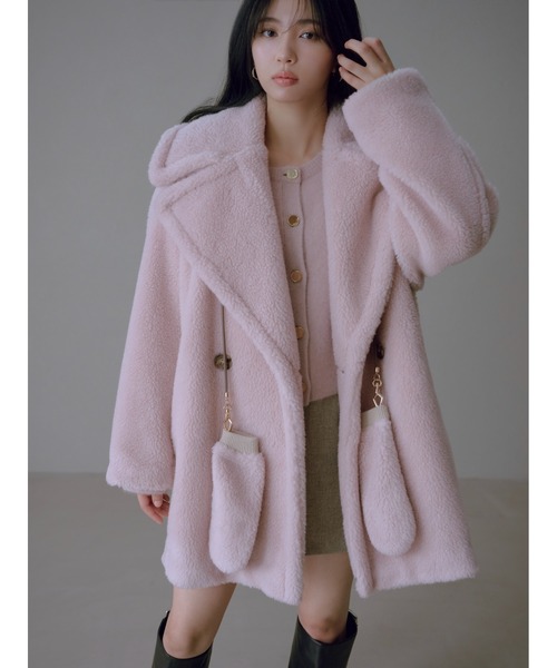 セール】フォックスウールニットジャケット（カーディガン/ボレロ