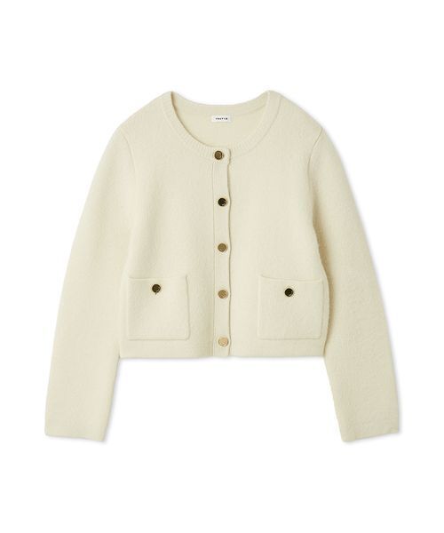 セール】フォックスウールニットジャケット（カーディガン/ボレロ