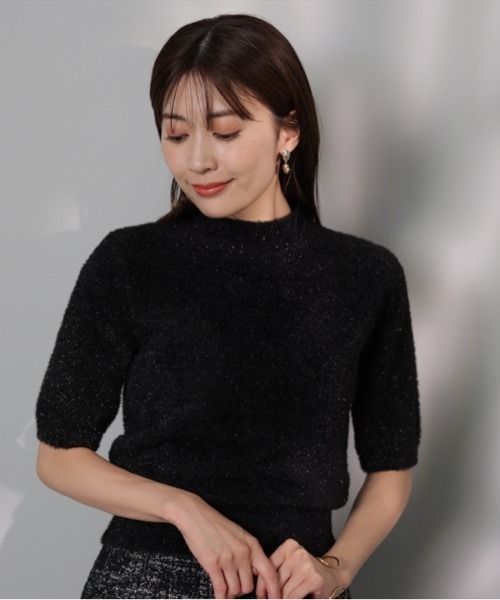 Apuweiser-riche（アプワイザーリッシェ）の「キラキラ5分袖プル