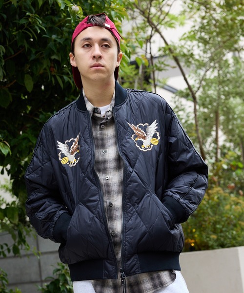 TAION/タイオン リバーシブル 800FP 2WAY ダウンスカジャン