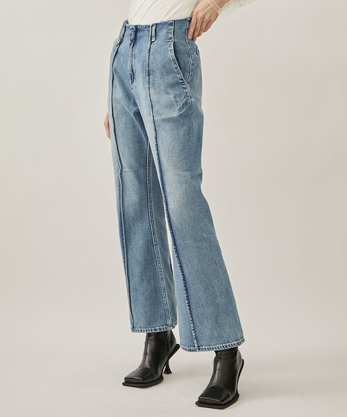 YOHEI OHNO/ヨウヘイオオノ】ベーシックウォッシュドデニム（デニム