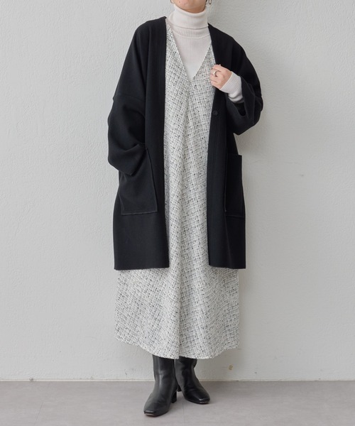 BEARDSLEY（ビアズリー）の「《ビアズリー》ツイードフレアワンピース