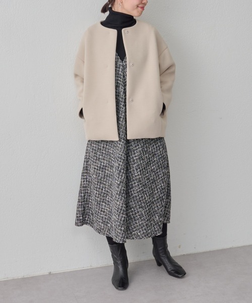 BEARDSLEY（ビアズリー）の「《ビアズリー》ツイードフレアワンピース