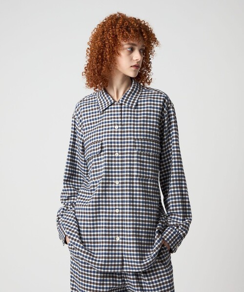 セール】＜6(ROKU)＞コットン チェック シャツ（シャツ/ブラウス）｜6