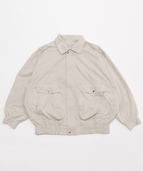 niko and（ニコアンド）の「フェイクレザー2WAYアソートブルゾン