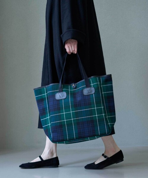 Brady | SMALL CARRYALL WOOL CHECK（トートバッグ）｜BRADY