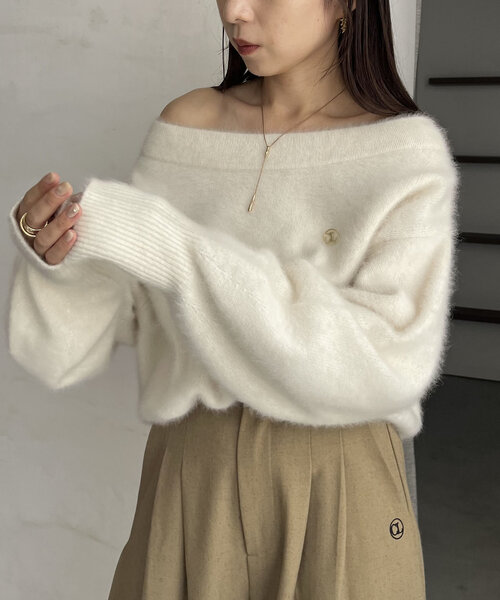 CAPRICIEUX LE'MAGE（カプリシューレマージュ）の「【C.L】FOXカシミア