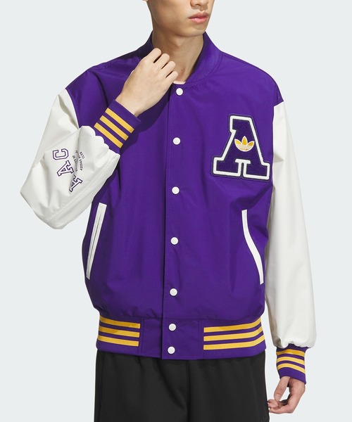 ビッグサイズ】アディダス ブルゾン 3XL ゆるダボ 入手困難 パープル