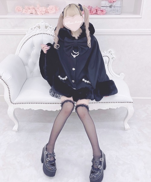 MA*RS（アメーバーマーズ）の「リボン付きボリュームファーフード