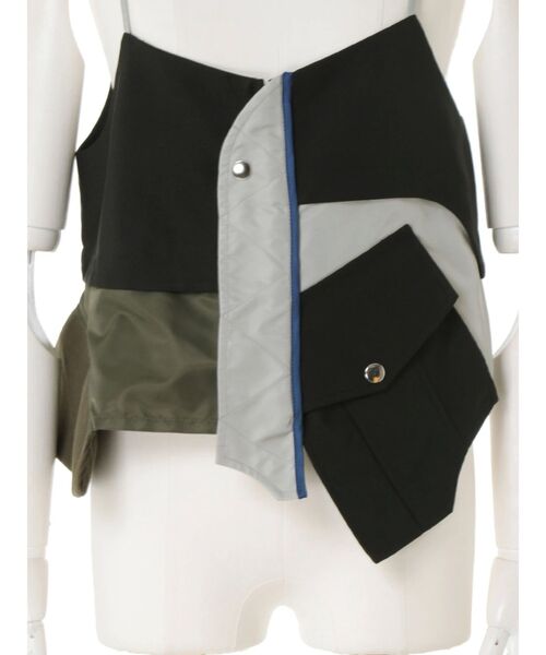 UN3D.（アンスリード）の「MA-1ドッキングビスチェ（キャミソール