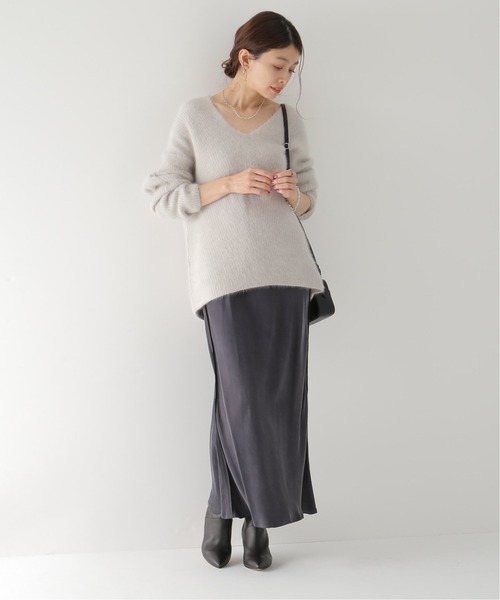 plage（プラージュ）の「FurアゼVネックプルオーバー◇（ニット