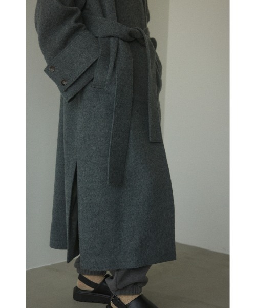 BLACK BY MOUSSY（ブラックバイマウジー）の「stand collar wool coat