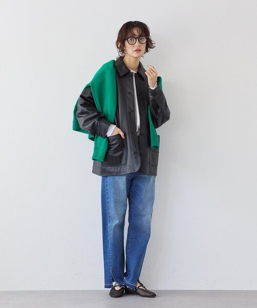 MONN.:.(モン)】レザージャケット（その他アウター）｜RIVE DROITE