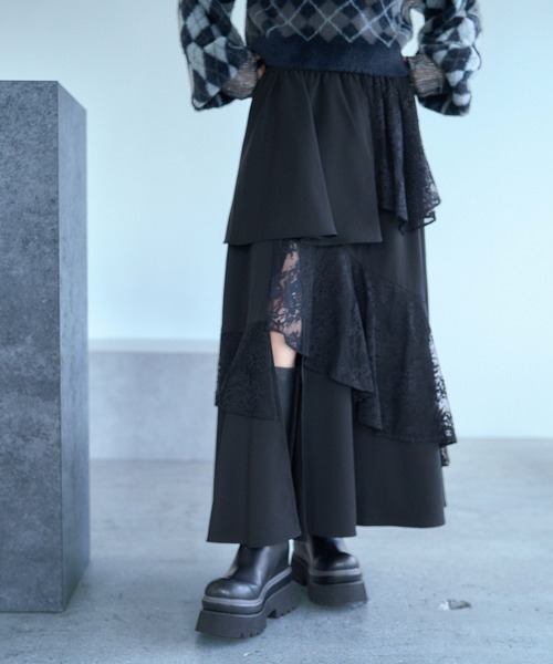 フリルレーススリットスカート(HARE)（スカート）｜HARE（ハレ）の