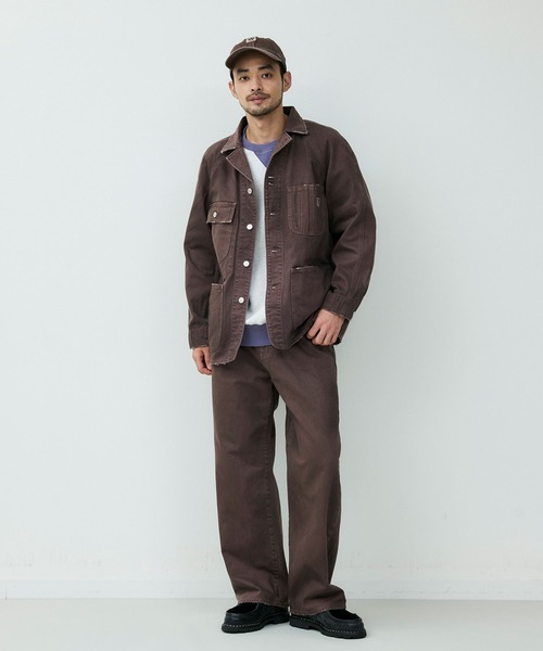 ATELLIER WELLS BY JOHNBULL】カツラギオーバーダイカバーオール