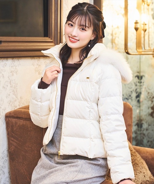 SWINGLE（スウィングル）の「FOXファー付エレガンスショートダウン