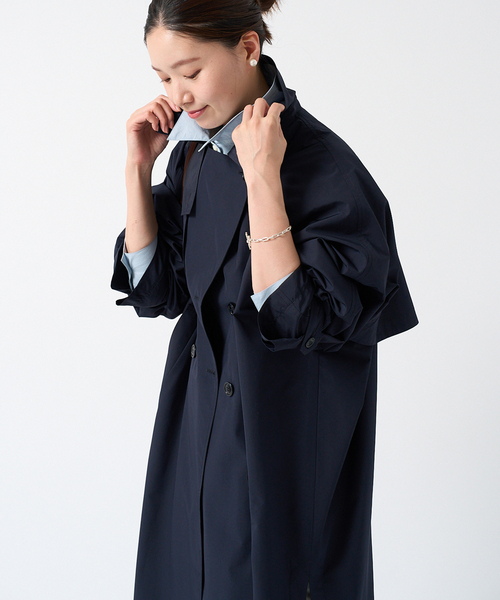 IENA（イエナ）の「PE/ポプリンオーバートレンチコート（トレンチ