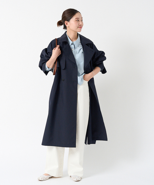 IENA（イエナ）の「PE/ポプリンオーバートレンチコート（トレンチ