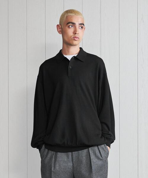 美品】25ss h beauty&youth cotton polo knit H BEAUTY&YOUTH UNITED