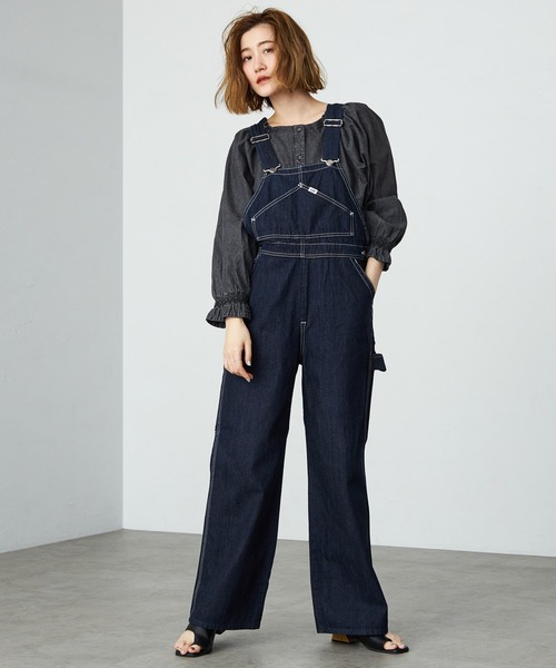 Lee（リー）の「Lee/リー 70's ルーズオーバーオール/サロペット 山型