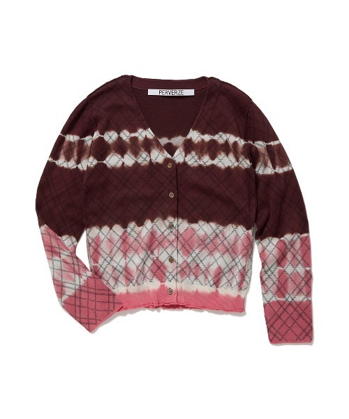 PERVERZE（パーバーズ）の「Double Stripe Knit Cardigan