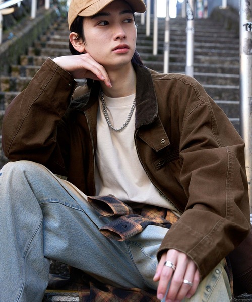 2WAYヴィンテージライクショートダックジャケット MONO-MART│MONO