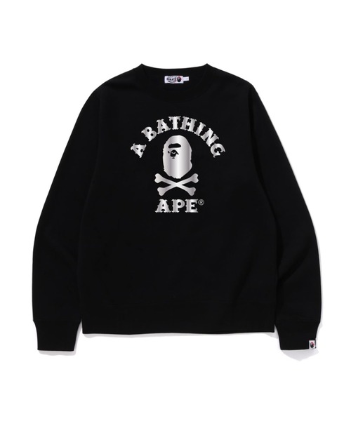 APE CROSSBONE COLLEGE CREWNECK SWEATSHIRT（スウェット）｜A BATHING