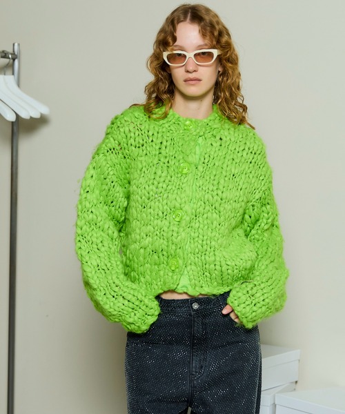 Hand Slub Knit Cardigan / ハンドスラブニットカーディガン