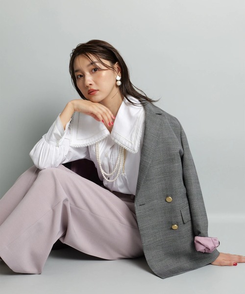 2025AW 新品・未使用】ジャスグリッティー チェックテイラード