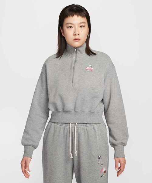 ナイキ スポーツウェア ウィメンズ オーバーサイズ クォータージップ