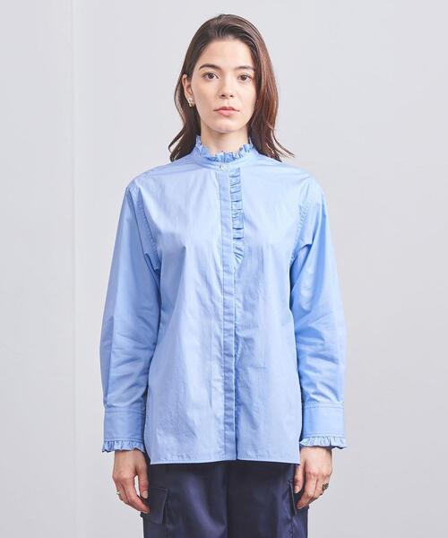 UNITED ARROWS（ユナイテッドアローズ）の「C フリル スタンドカラー