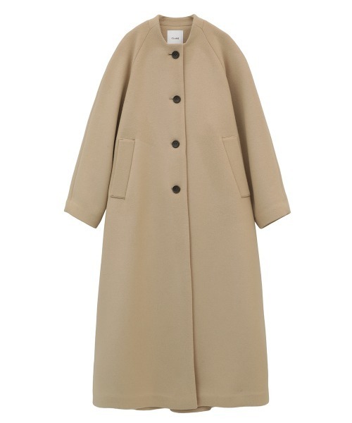 CLANE（クラネ）の「NO COLLAR FLARE COAT（ノーカラーコート）」 - WEAR