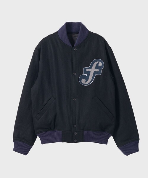 セール】【FAF/フェイクアズフラワーズ】Wool Stadium Jacket