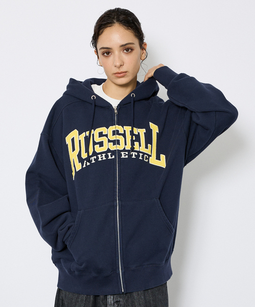 RUSSELL ATHLETIC/ラッセル アスレチック】フロントロゴスウェット