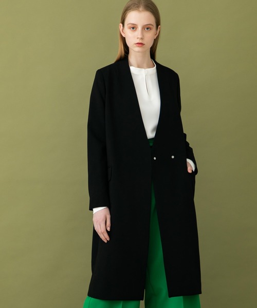 UNITED TOKYO（ユナイテッドトウキョウ）の「Vネックノーカラーコート