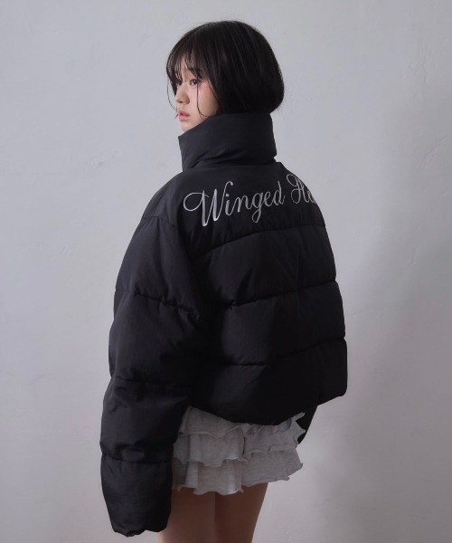 Smyeon（スミョン）の「Stand collar short volume jacket/スタンド