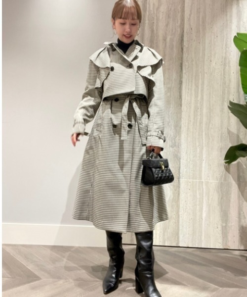 CELFORD（セルフォード）の「3WAYフリルトレンチコート（その他