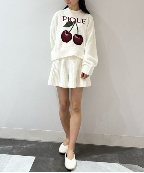 gelato pique（ジェラートピケ）の「チェリージャガードプルオーバー